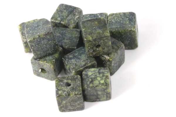 Moosachat, Würfel, 4x4mm