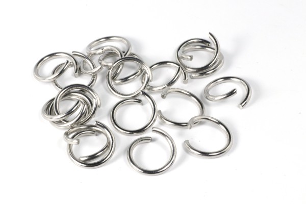 Binderinge, Edelstahl, 10mm, 25 Stück