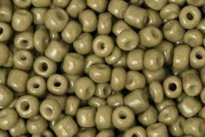 Indianerperlen, Cactus Green, rund, 15gr., 3mm, 8/0