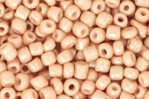 Rocailles, Nude Peach, rund, 15gr., 3mm, 8/0