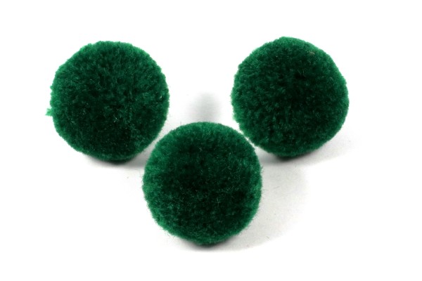 Flusenball, rund, Dunkelgrün, 20mm
