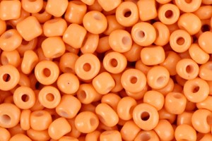 Saatperlen, Desert Sun Orange, rund, 15gr., 3mm, 8/0