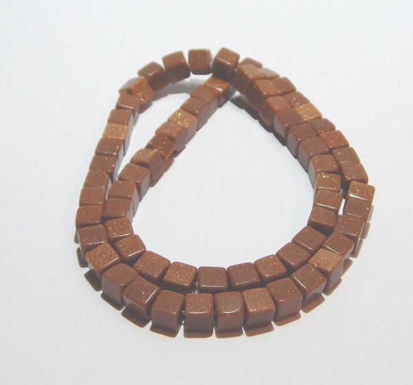 Goldfluss, Würfel, 6x6mm