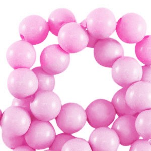 Acrylperlen, rund, Light Pink, shiny, glänzend, 10mm