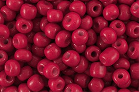 Saatperlen, Rot, rund, 15gr., 3mm, 8/0