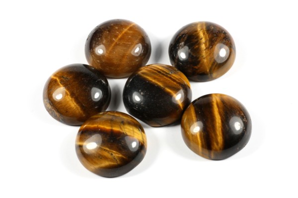 Cabochon, Tigerauge, 10mm