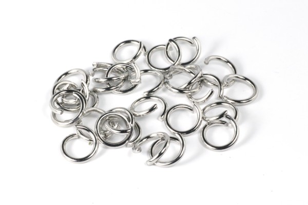 Binderinge, Edelstahl, 7mm, 25 Stück