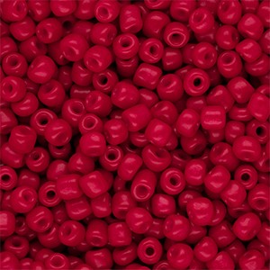 Rocailles Rot II Glas rund 4 mm – 15 g