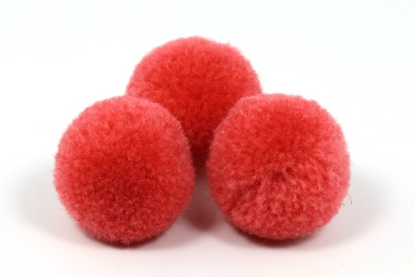 Puschel, rund, Melone, 2cm