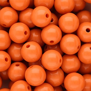 Acrylperlen 12mm Orange-Peel rund & glänzend