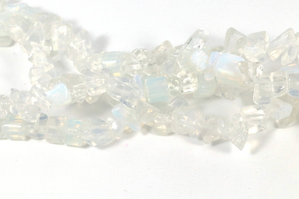 Opalith, Splitterstrang, Weißlich/Transparent