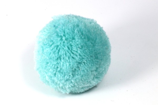 Pompons, rund, Blue Sky, 50mm