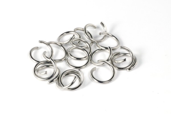 Binderinge, Edelstahl, 8mm, 25 Stück