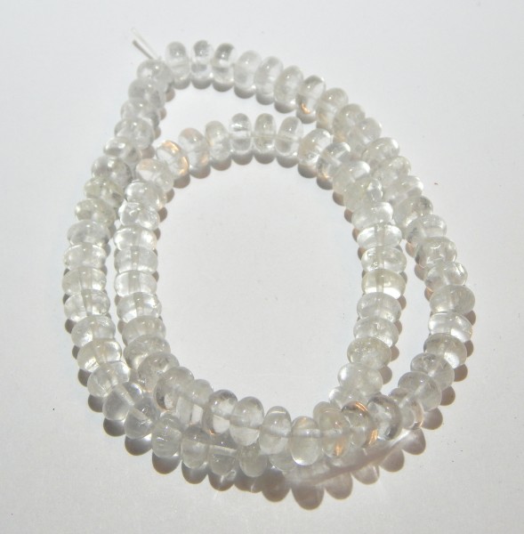 Bergkristall, Rondelle, klar, 8mm