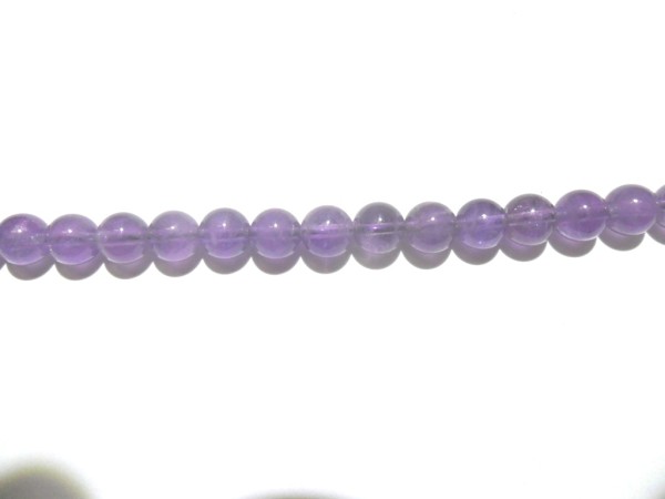 Amethyst Perlen 6 mm rund poliert