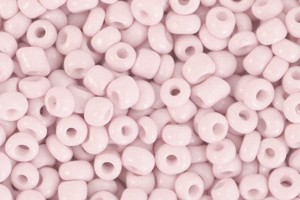 Perlen aus Glas, Blush Pink, rund, 15gr., 3mm, 8/0