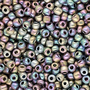 Metallic Shine Multicolour Galaxy – Glas-Rocailles 4 mm rund, 15 g