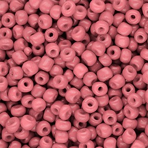 Rocailles Salmon Pink Glas rund 4 mm – 15 g