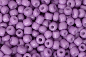 Glasperlen, Paisley Purple, rund, 15gr., 3mm, 8/0