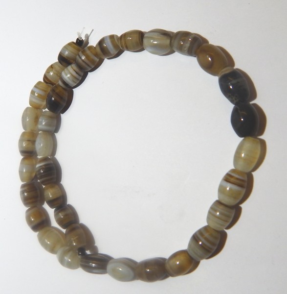 Achat, Olive, 11-13x9mm