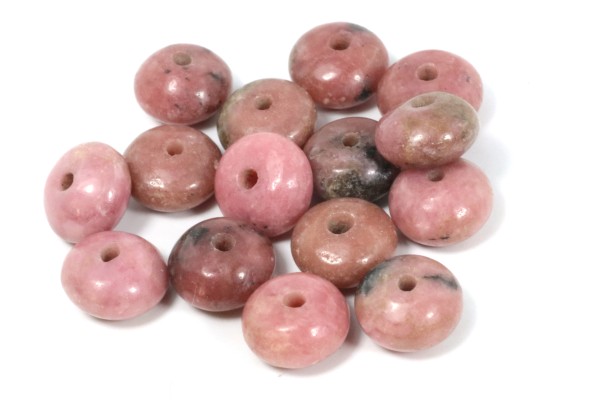 Rhodonit, Rondelle, 6mm