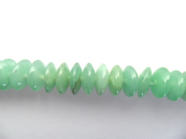 Aventurin, Grün, Linsen, poliert, 8mm