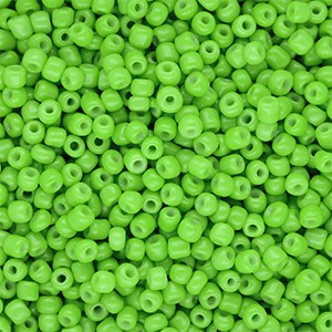 Grüne Glas-Rocailles 3 mm rund – Saatperlen für Schmuckideen & DIY, 15 g