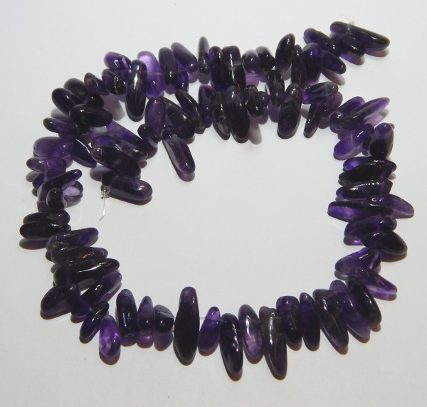 Amethyst, Strang, Stäbchen, 10-20mm