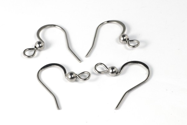 Ohrhaken, Edelstahl, 17x19mm