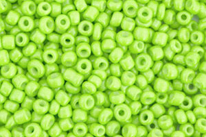 Indianerperlen, rund, Apfelgrün, 15 gr., 2mm, 12/0