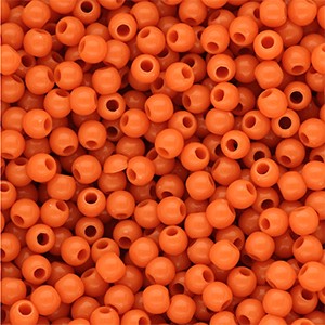 Acrylperlen 4mm Orange-Peel rund & glänzend