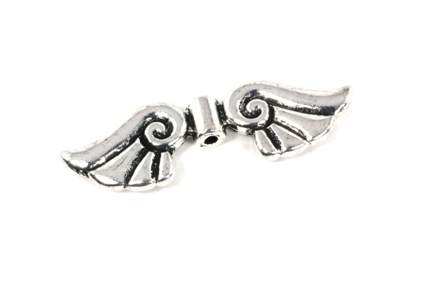 Engelsflügel, XL, versilbert, 45x14mm