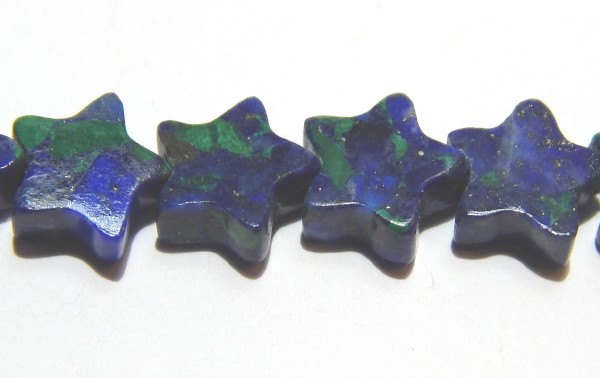 Chrysokoll, Sterne, 8mm