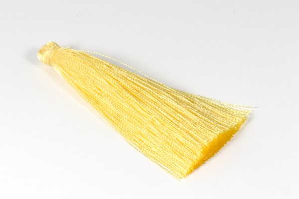 Tassel, Seide, Gelb, 65mm