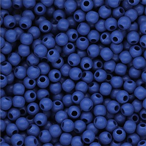 Acrylperlen 6mm Kobaltblau rund & glänzend