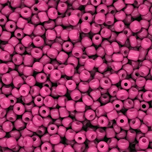 Glas-Rocailles Hot Pink rund 3 mm – Saatperlen 15 g