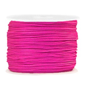 Makramee Schnur, Fuchsia Pink, 1mm