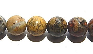 Leoparden Jaspis, rund, 8mm