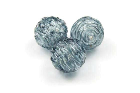 Hohlperlen, böhmisch, Montana Blue, 16 mm