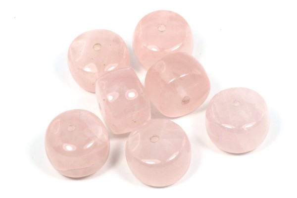 Rosenquarz, Rondelle, 10x8mm