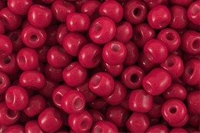 Rocailles, rund, Rot II, 15gr, 6/0, 4mm