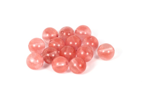 Cherry Quartz, Kugeln, 8mm