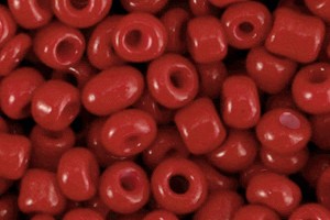 Rocailles, rund, Cabernet Red, 15gr., 4mm, 6/0