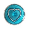 Mini Schmuckdruckknopf, Herz, 12mm