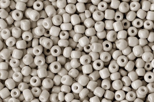 Saatperlen, rund, Oliv Grey, 15 gr., 2mm, 12/0