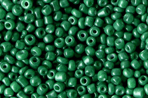 Rocailles, rund, Traffic Green, 15 gr., 2mm, 12/0