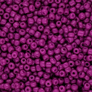 Lila Glasperlen Rocailles rund 3 mm – Saatperlen für kreative Ideen, 15 g