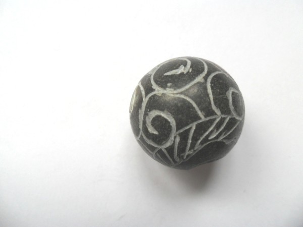 Jade, Kugel, Antik, 25mm