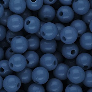 Acrylperlen 10mm Tealblau rund & glänzend