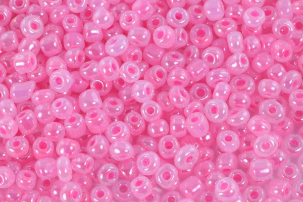 Rocailles, rund, Babyrosa, 15gr, 6/0, 4mm